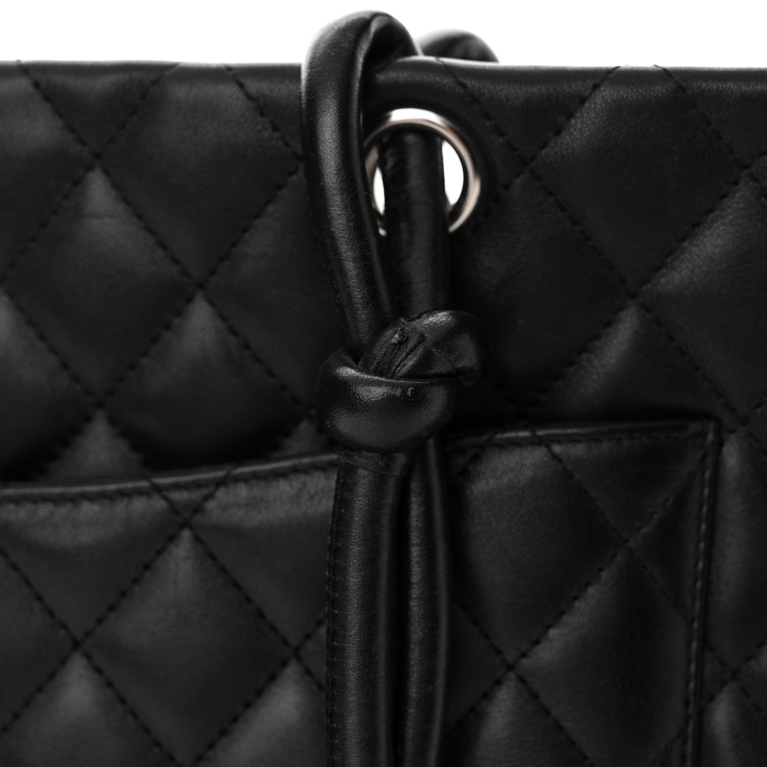 Chanel Calfskin Quilted Large Cambon Tote Black 15 of 16