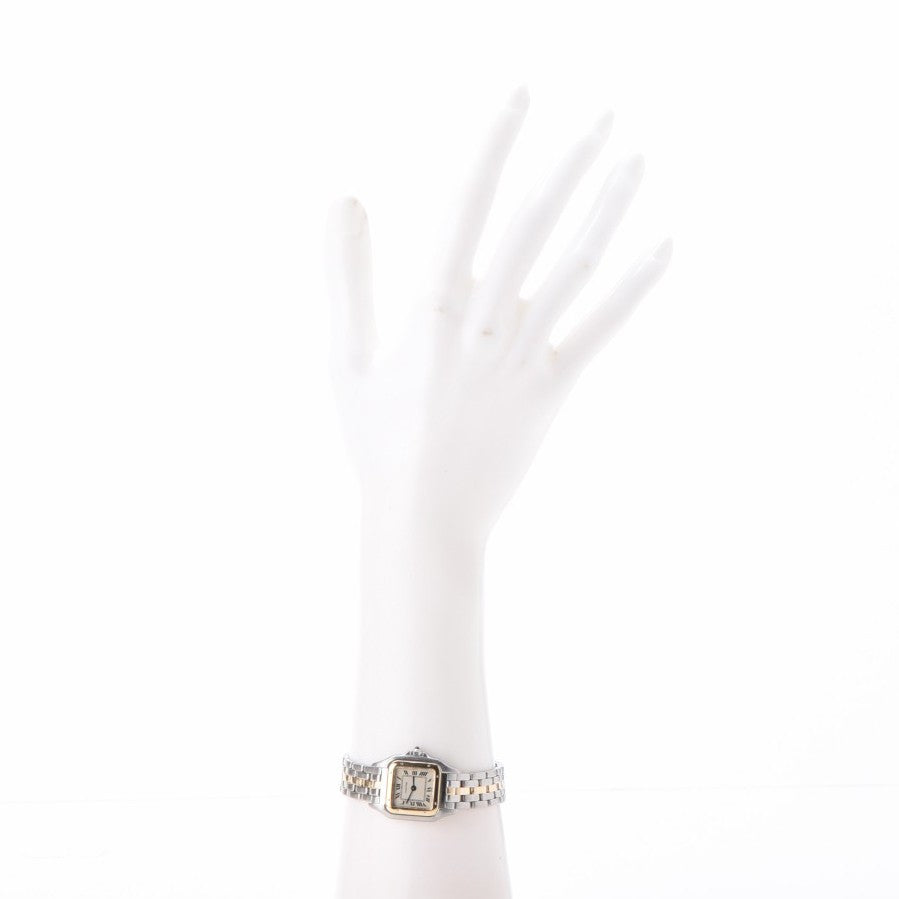 Cartier Stainless Steel 18K Yellow Gold 22mm Panthere Quartz Watch 2 of 5