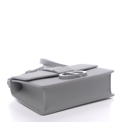 Christian Dior Ultra Matte Grained Calfskin 30 Montaigne Flap Bag Grey 4 of 10