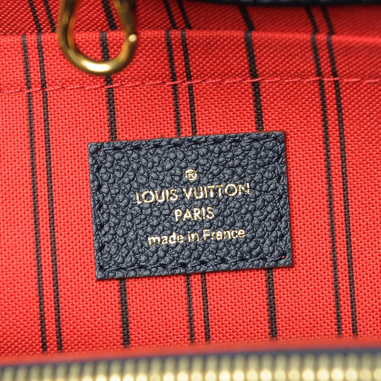 Louis Vuitton Empreinte Montaigne GM Marine Rouge 7 of 9