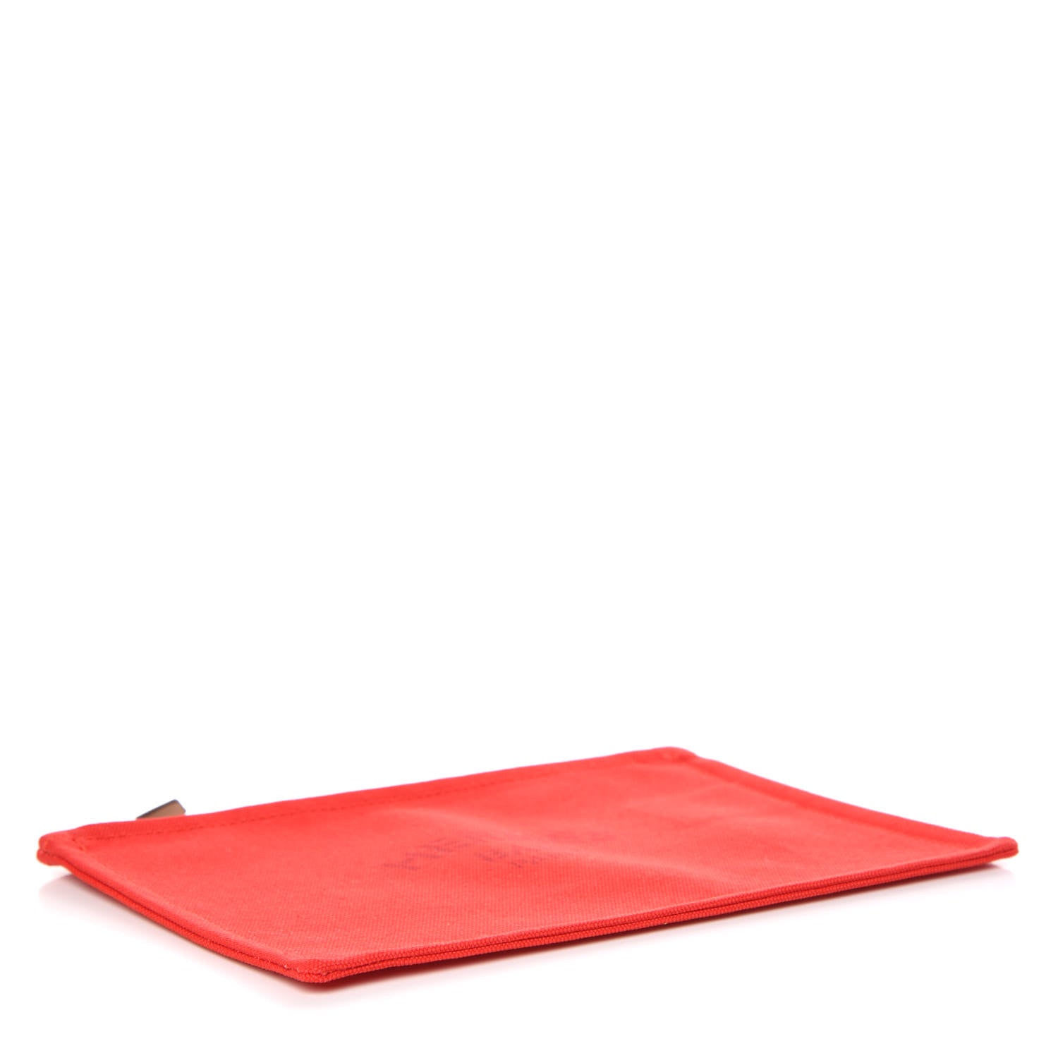 Hermes Toile Flat Yachting Pouch Rouge 4 of 6