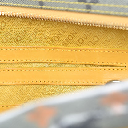 Louis Vuitton Monogram Pulp Defile Weekender GM Yellow 9 of 18