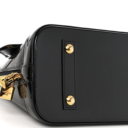 Louis Vuitton Vernis Alma PM Noir Magnetique 8 of 9