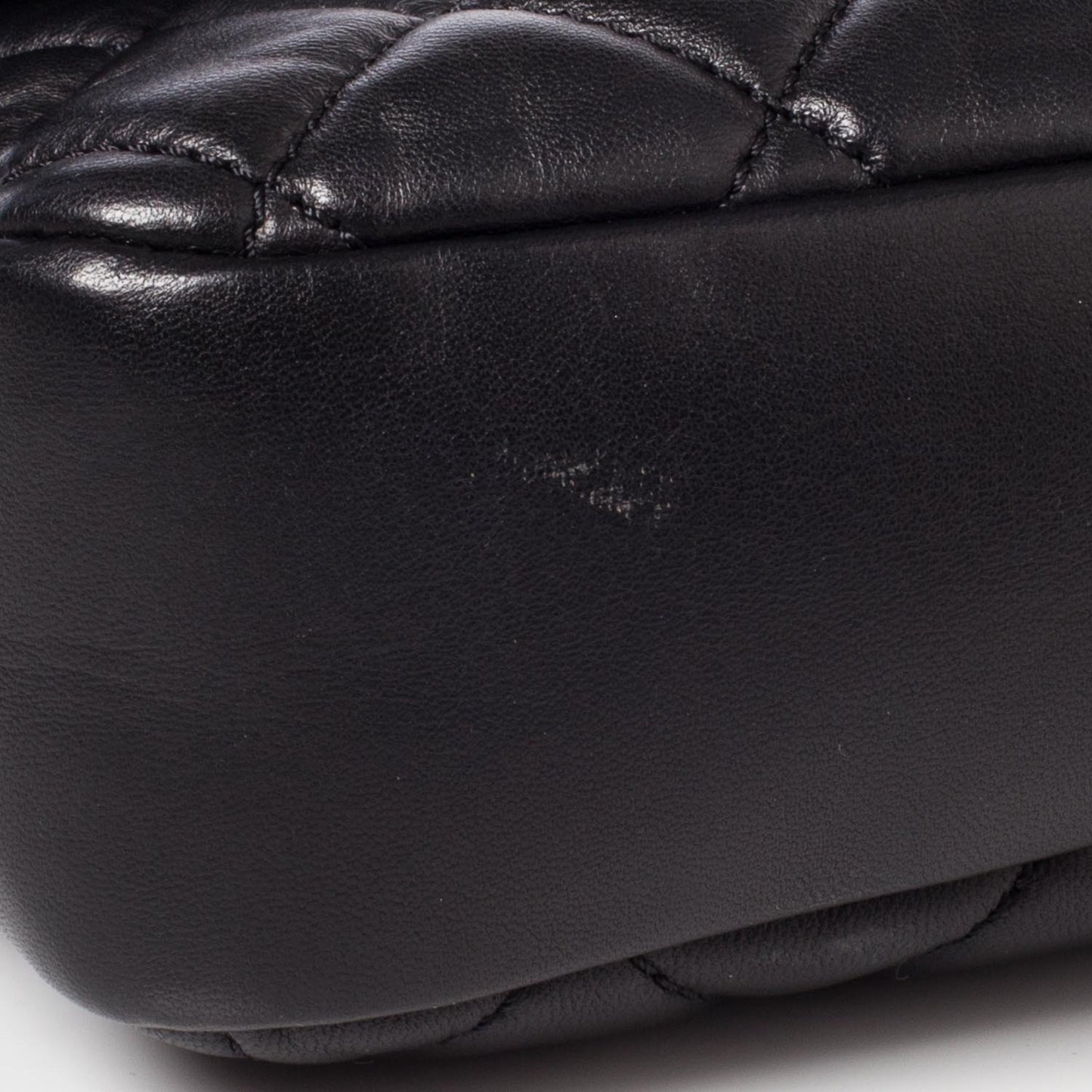 Lambskin Medium Coco Rain Flap Black