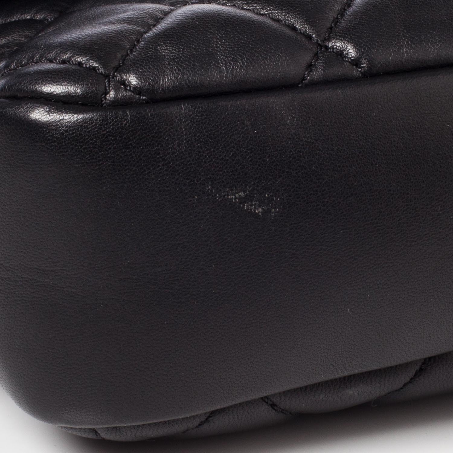 Chanel Lambskin Medium Coco Rain Flap Black 7 of 14