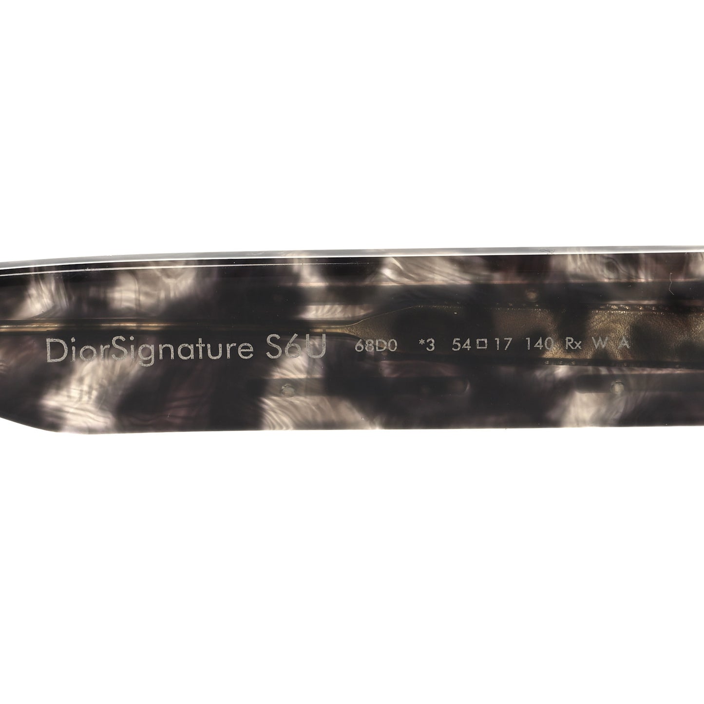 Diorsignature S6U Square Sunglasses Tortoise Grey