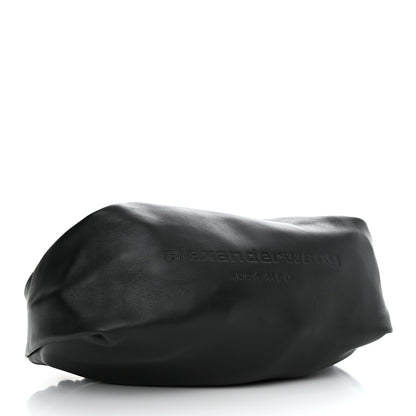 Alexander Wang Lambskin Mini Scrunchie Bag Black 4 of 9