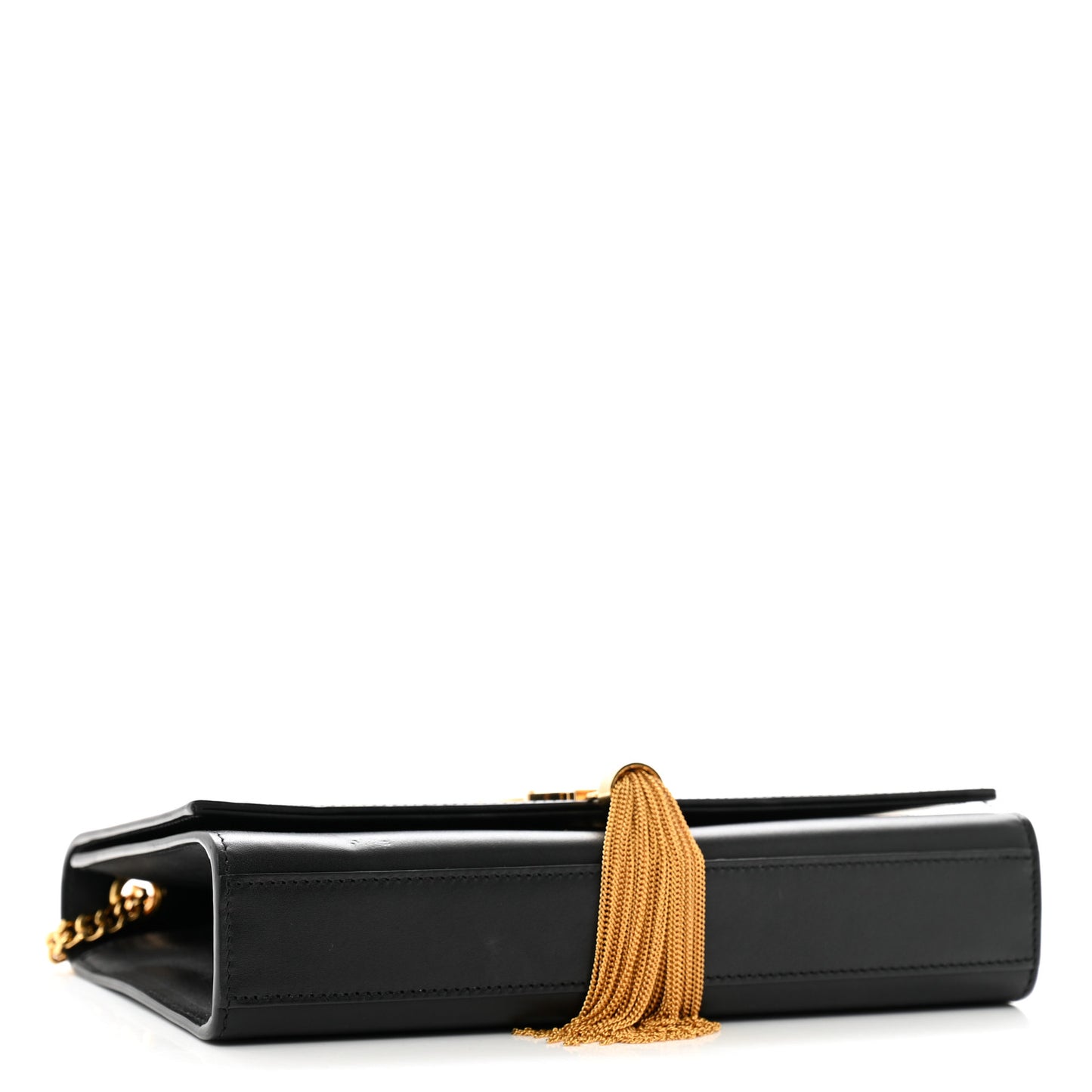Grain De Poudre Medium Classic Monogram Kate Tassel Satchel Black