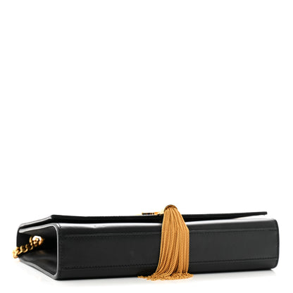 Saint Laurent Grain De Poudre Medium Classic Monogram Kate Tassel Satchel Black 4 of 11