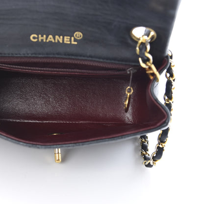 Chanel Lambskin Quilted Mini Square Flap Black 5 of 13