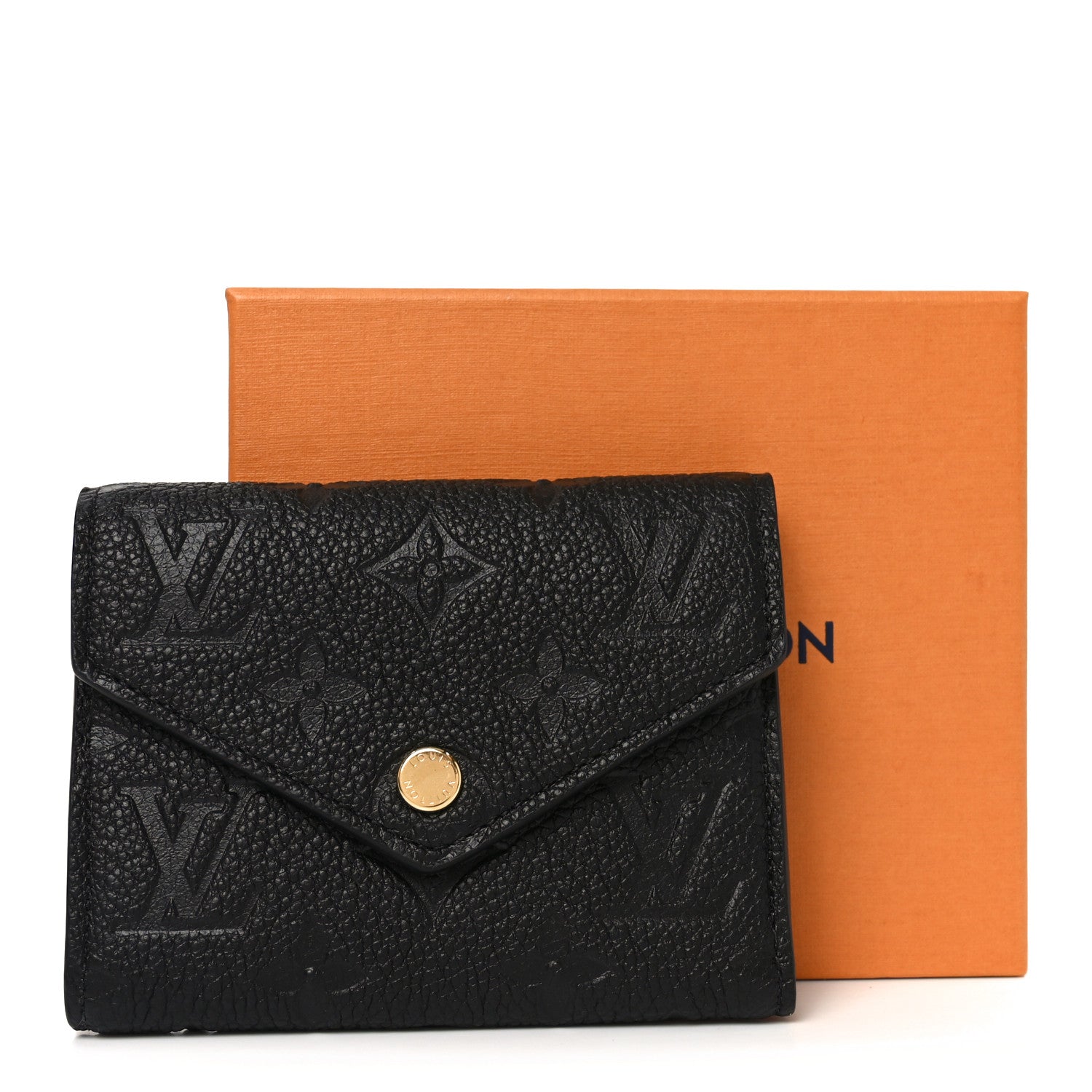 Louis Vuitton Empreinte Victorine Wallet Black 7 of 7