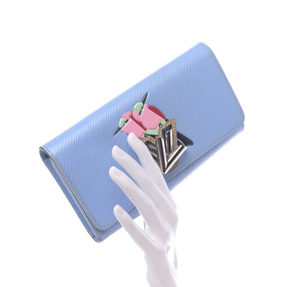 Louis Vuitton Epi Tropical Birds Twist Wallet Bleuet 2 of 10