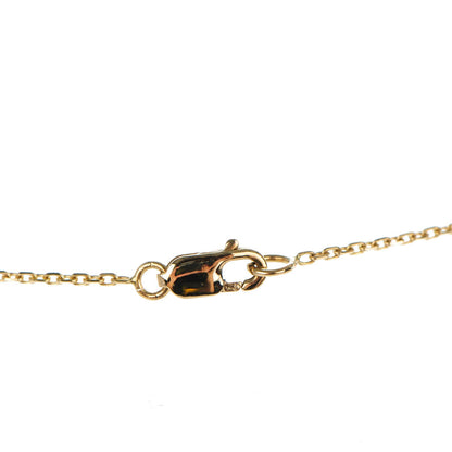 Van Cleef & Arpels 18K Yellow Gold Mother of Pearl Sweet Alhambra Heart Pendant Necklace 5 of 6