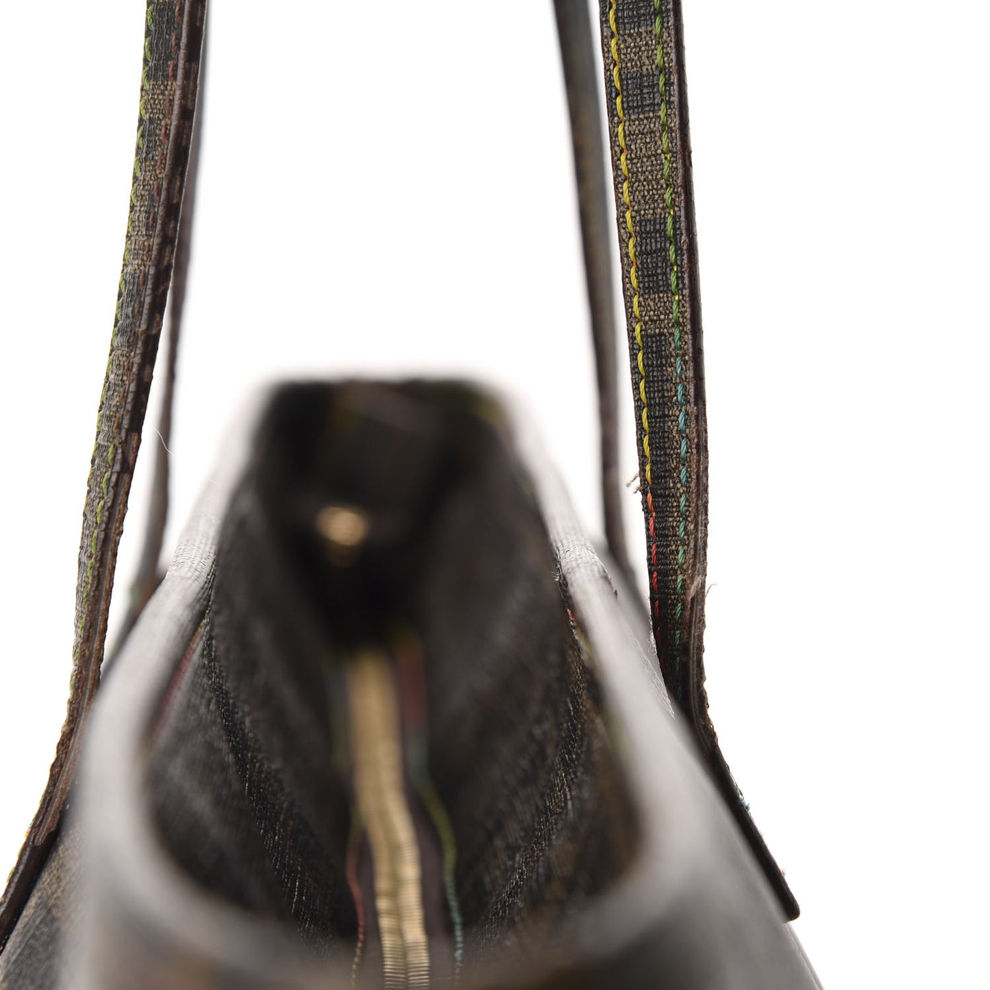 Zucca Spalmati Print Large Roll Tote Tobacco Multicolor