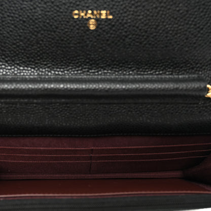 Chanel Caviar Quilted Wallet on Chain WOC Black 6 of 11