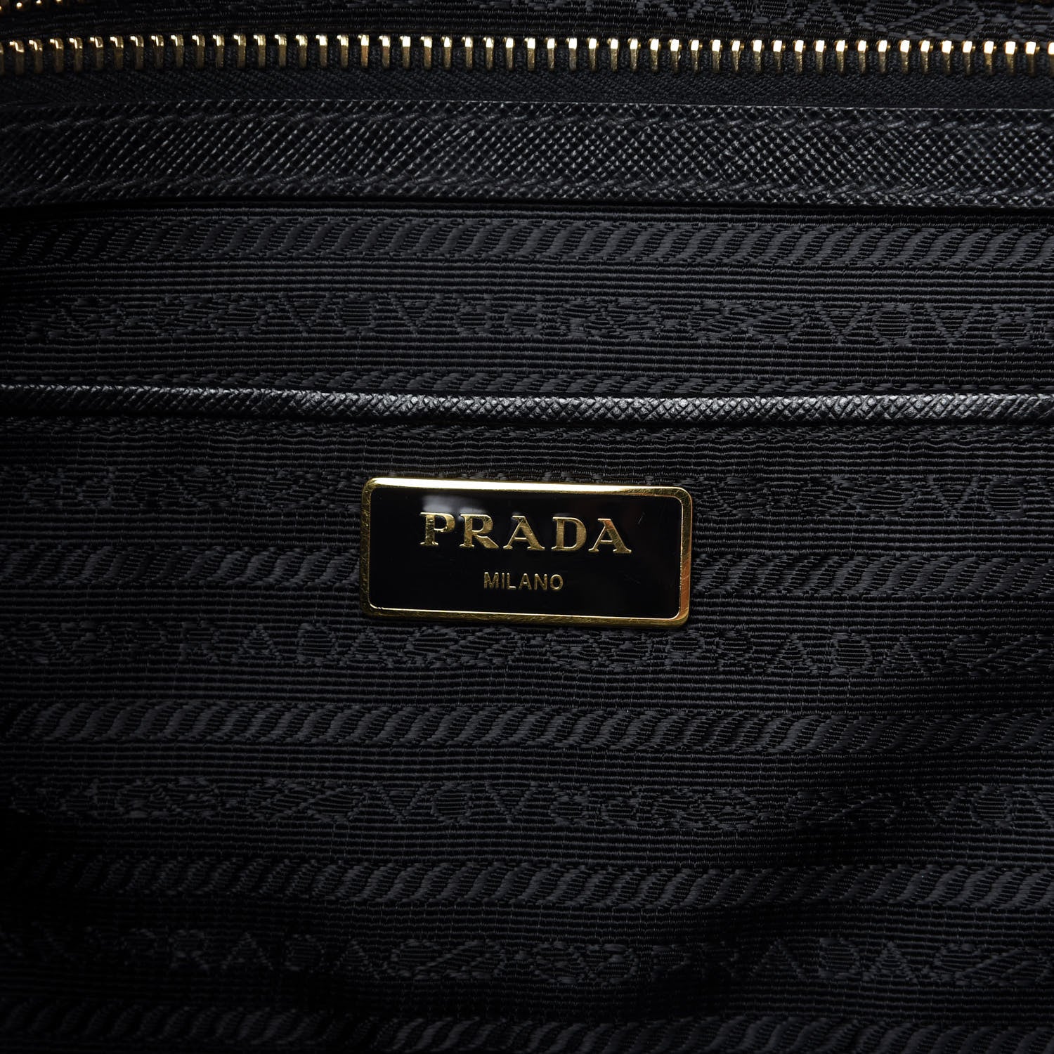 Prada Saffiano Lux Extra Large Galleria Double Zip Tote Black 8 of 10