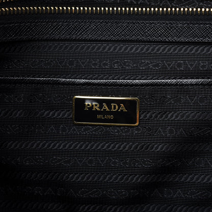 Prada Saffiano Lux Extra Large Galleria Double Zip Tote Black 8 of 10
