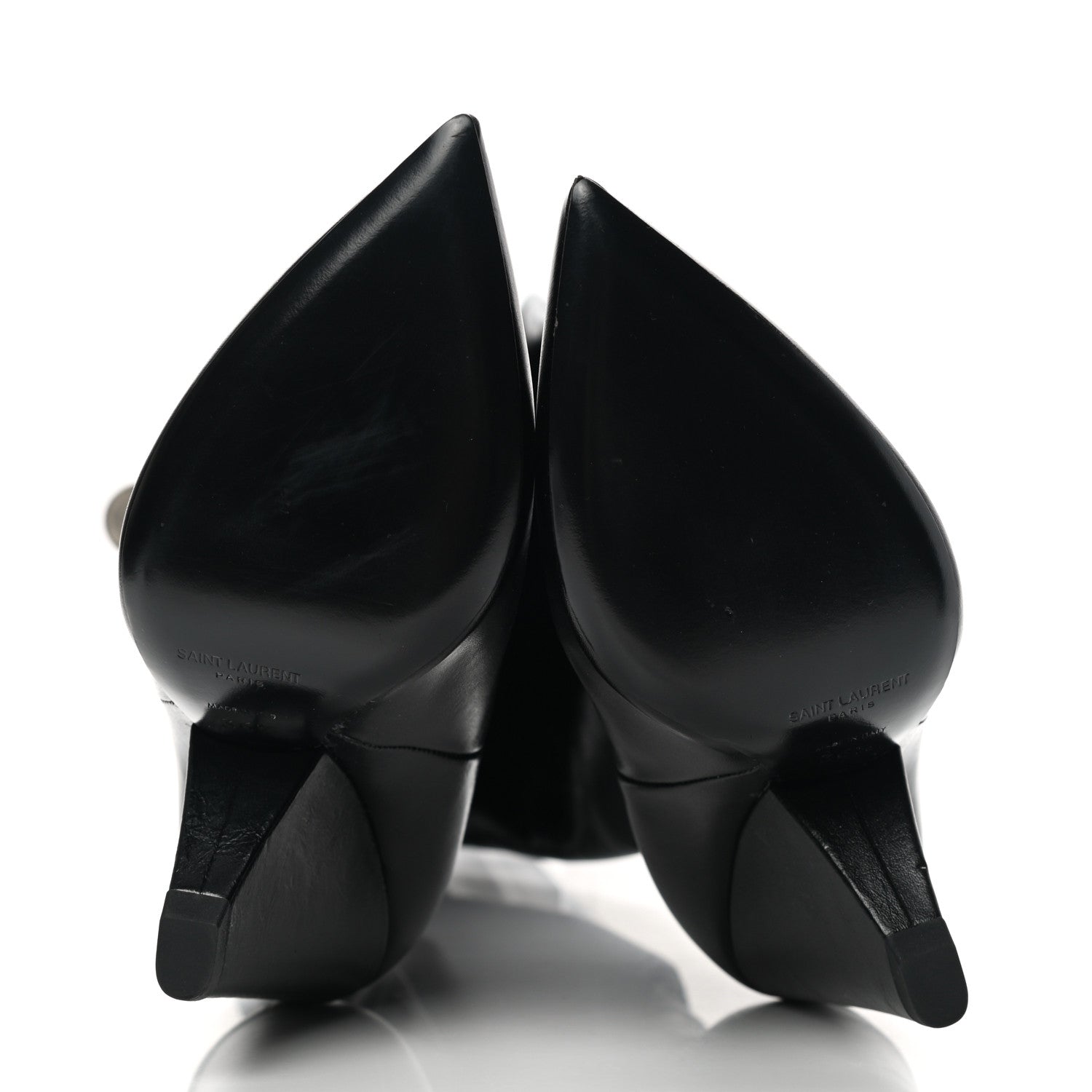 Saint Laurent Calfskin Niki 105 Thigh High Boots 36.5 Black 5 of 7