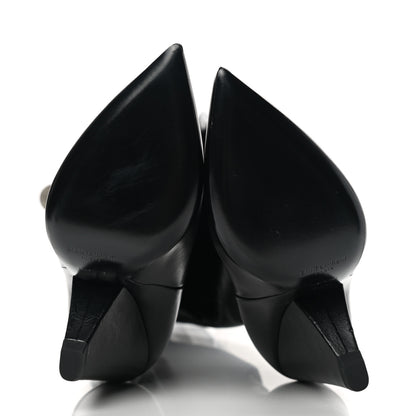 Saint Laurent Calfskin Niki 105 Thigh High Boots 36.5 Black 5 of 7