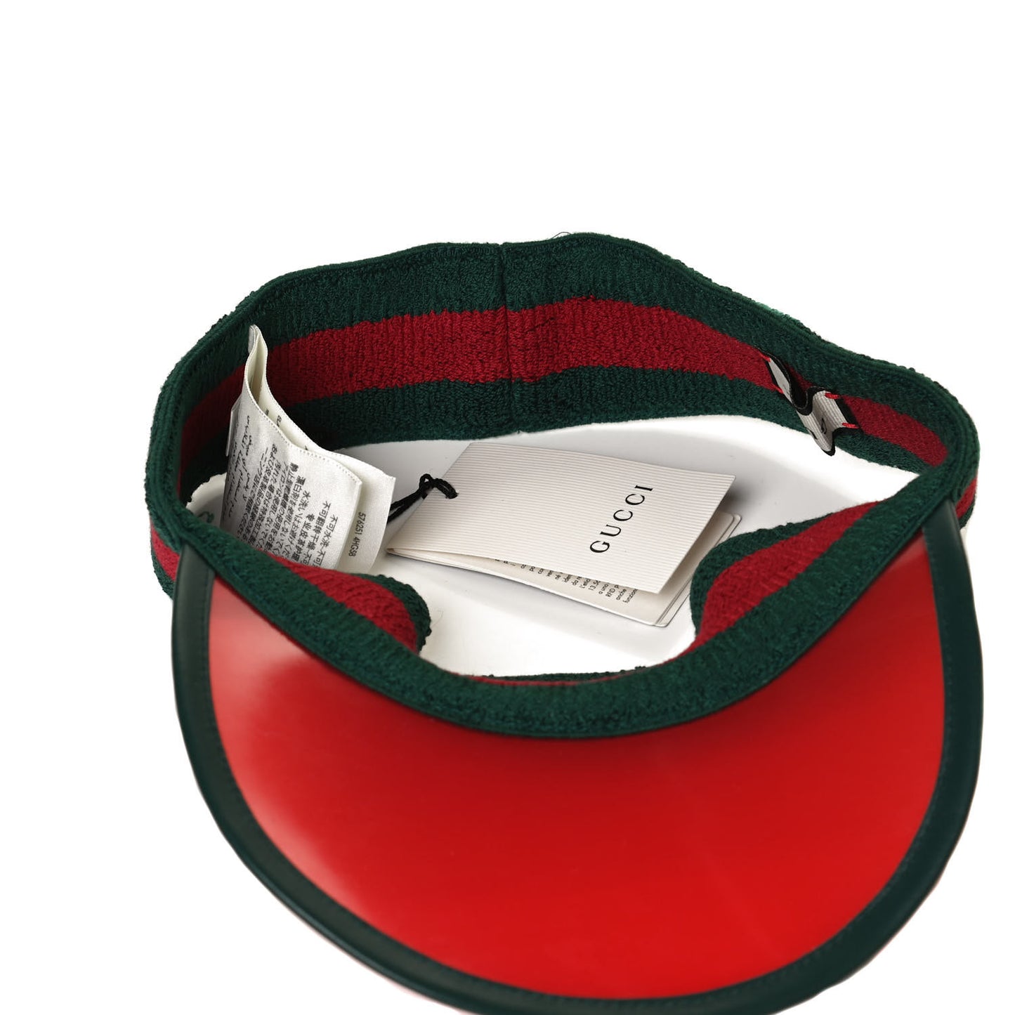 Vinyl Web Visor M Green Red