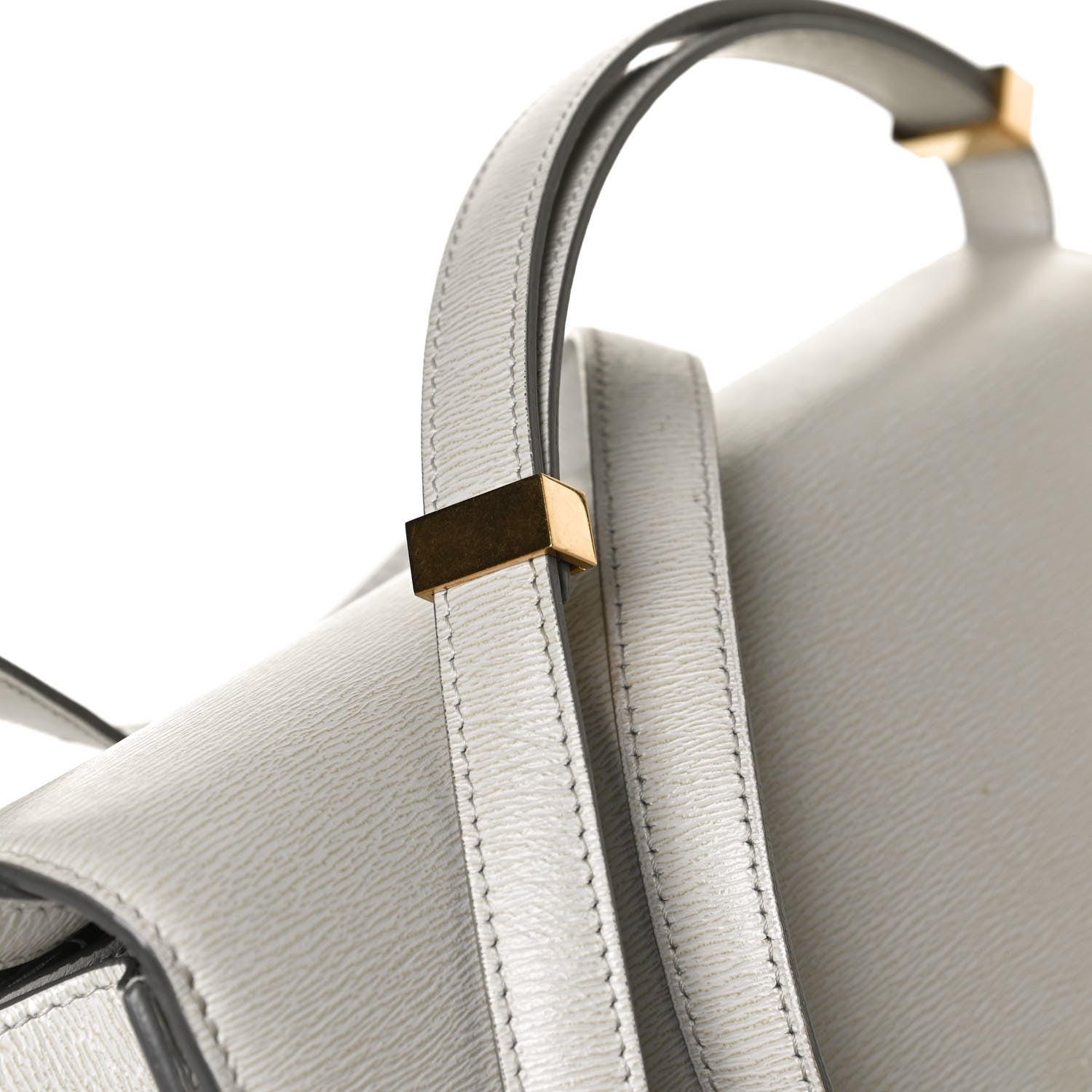 Celine Liege Calfskin Medium Classic Box Flap Bag Pale Grey 12 of 12