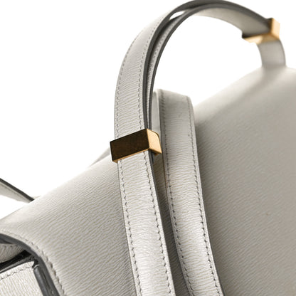 Celine Liege Calfskin Medium Classic Box Flap Bag Pale Grey 12 of 12