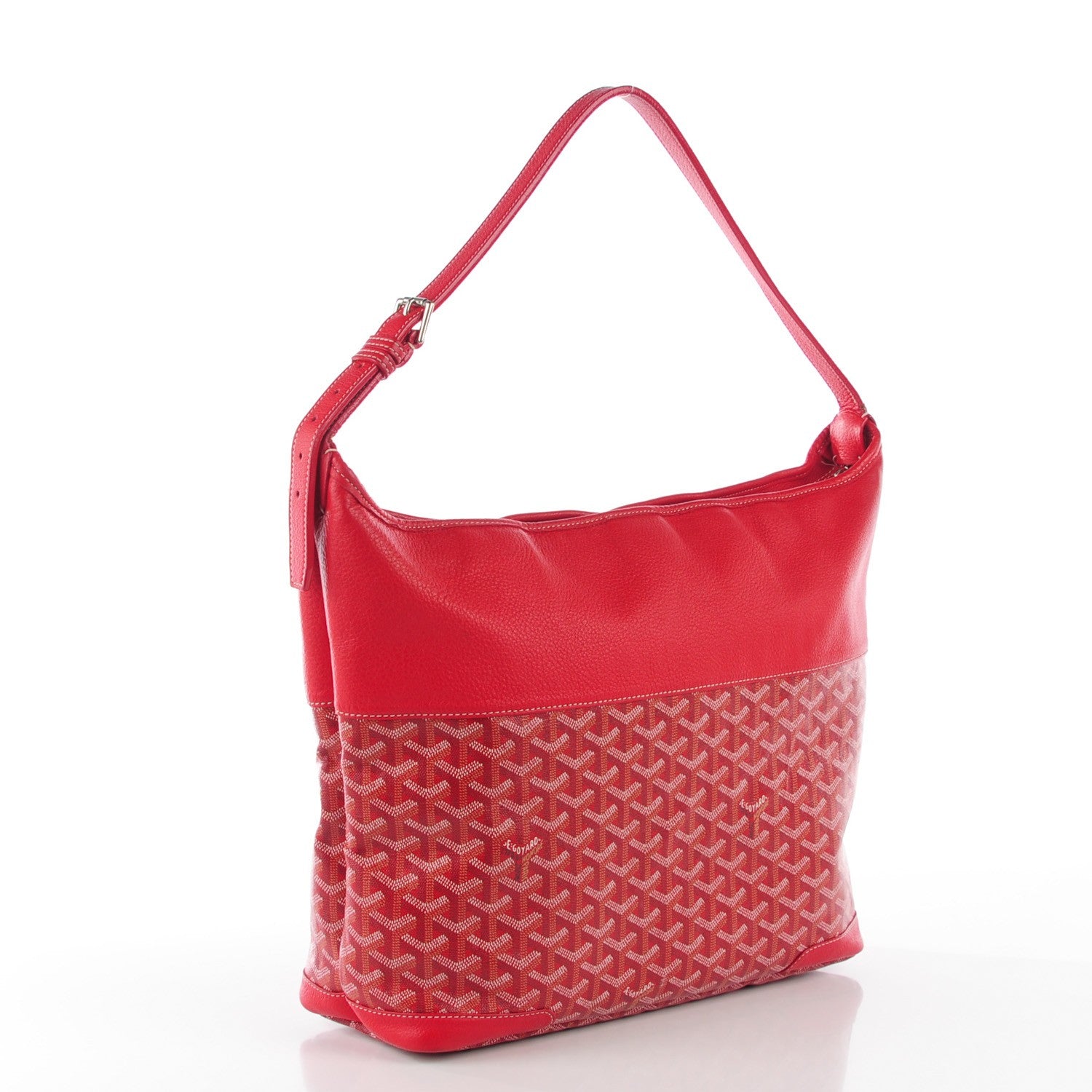 Goyard Goyardine Grenadines Hobo Red 5 of 11