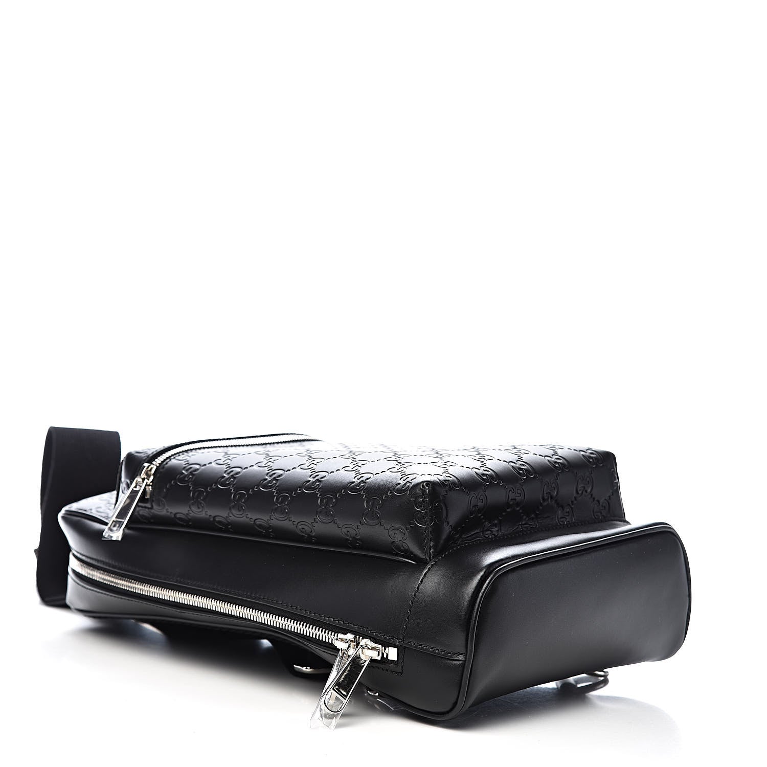 Gucci Guccissima Sling Backpack Black 4 of 10