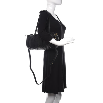 Mansur Gavriel Pebbled Calfskin Mini Duffel Bag Black 3 of 10