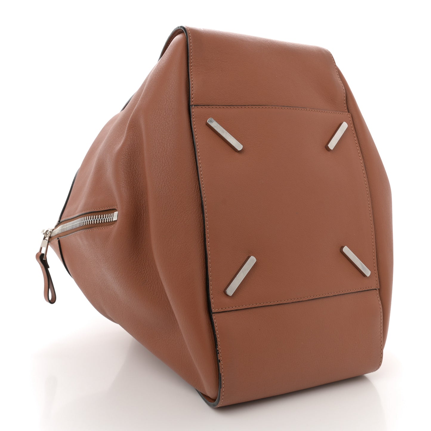 Calfskin Medium Hammock Shoulder Bag Tan