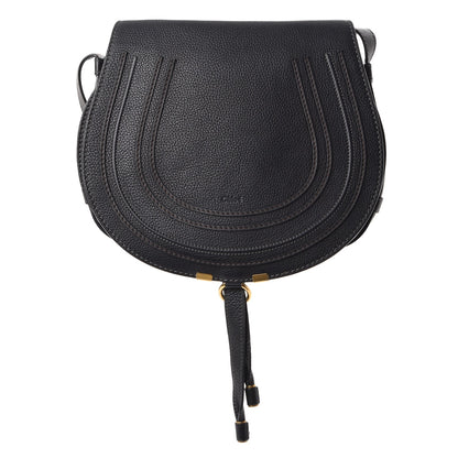 Chloe Calfskin Medium Marcie Round Crossbody Bag Black 1 of 10