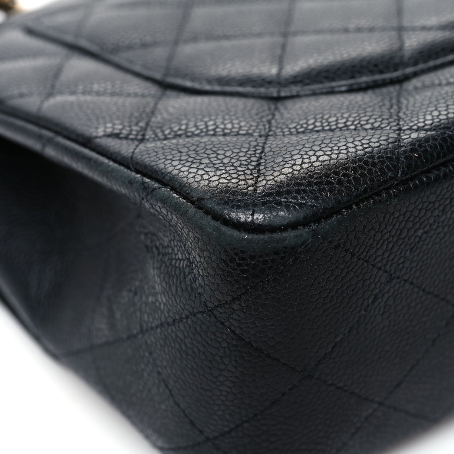 Chanel Caviar Quilted Jumbo Double Flap Black 12 of 16