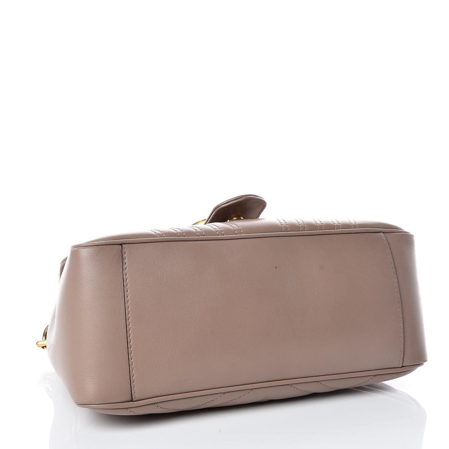 Calfskin Matelasse Small GG Marmont Top Handle Shoulder Bag Porcelain Rose