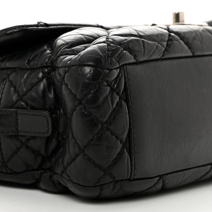 Chanel Aged Calfskin Medium New Portobello Flap Black 9 of 10