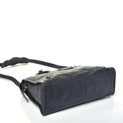 Balenciaga Agneau Classic Silver Hardware City Gris Fossile 5 of 10