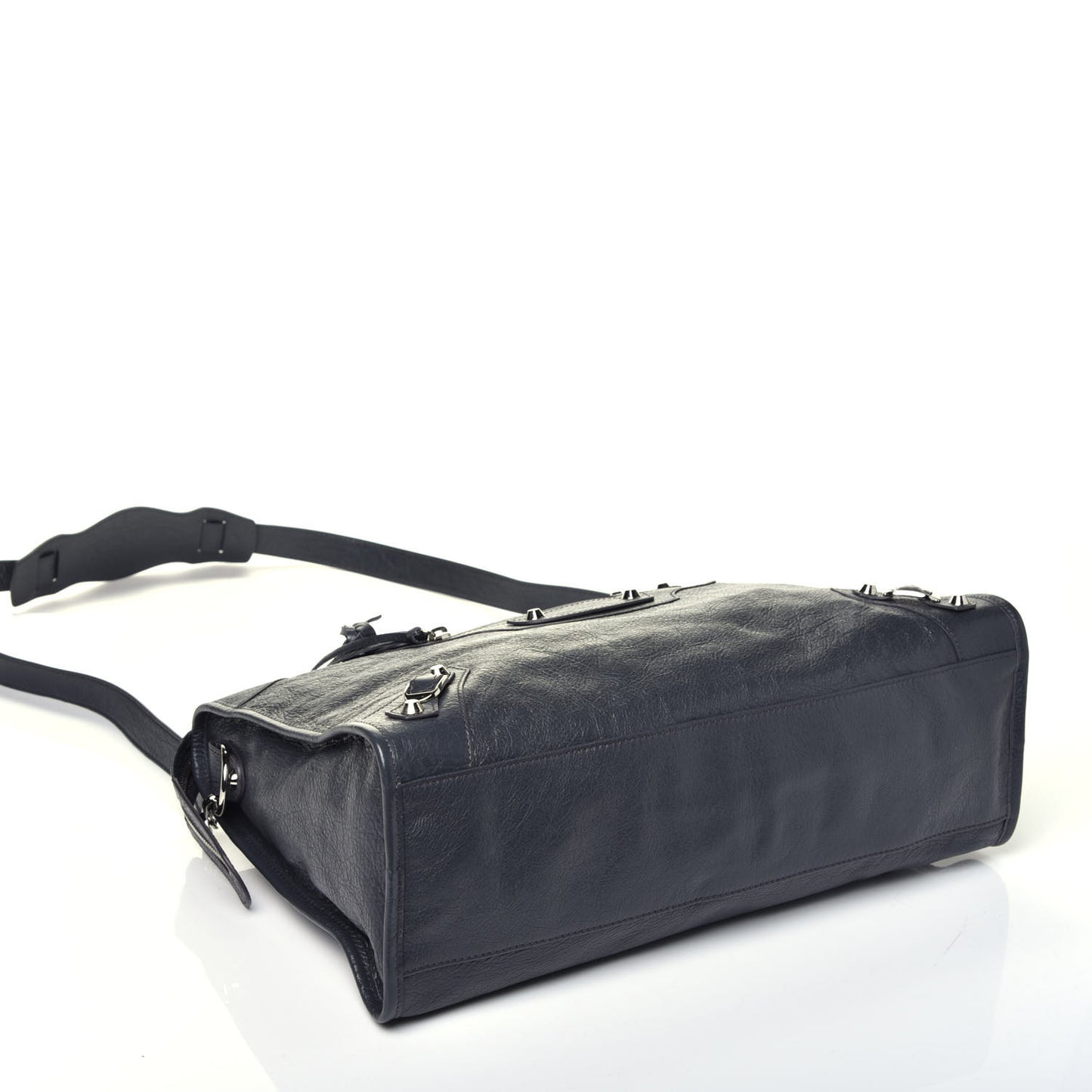 Agneau Classic Silver Hardware City Gris Fossile