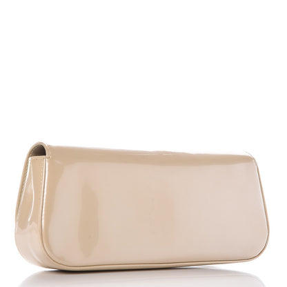 Louis Vuitton Patent Sobe Clutch Blanc Corail 3 of 8
