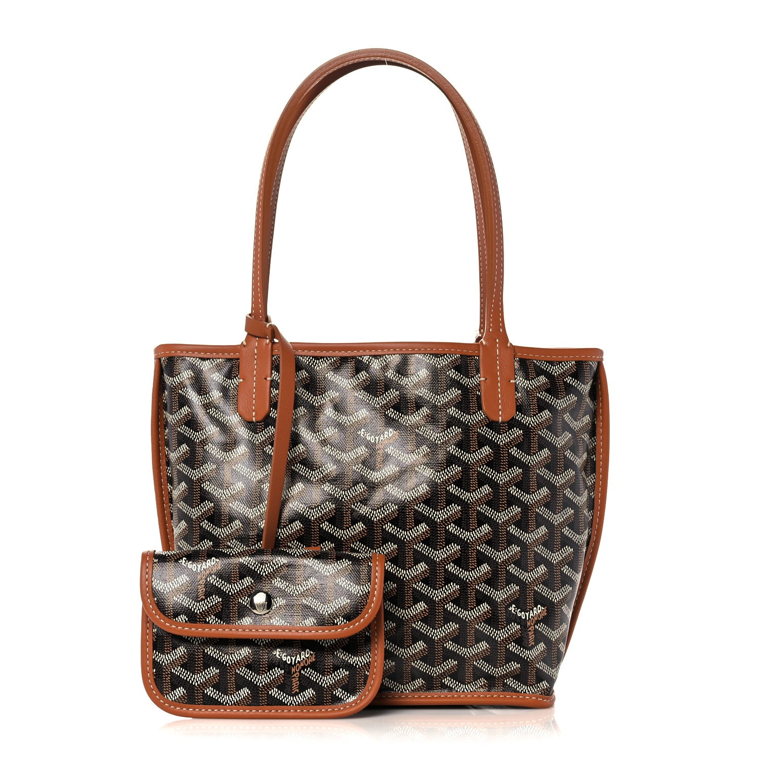 Goyard Goyardine Reversible Mini Anjou Black Gold 1 of 17