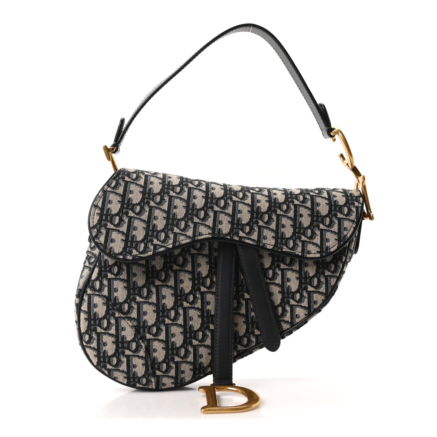 Oblique Saddle Bag Blue