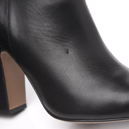 Valentino Garavani Calfskin Rockstud 100mm Ankle Boots 37.5 Black 11 of 11