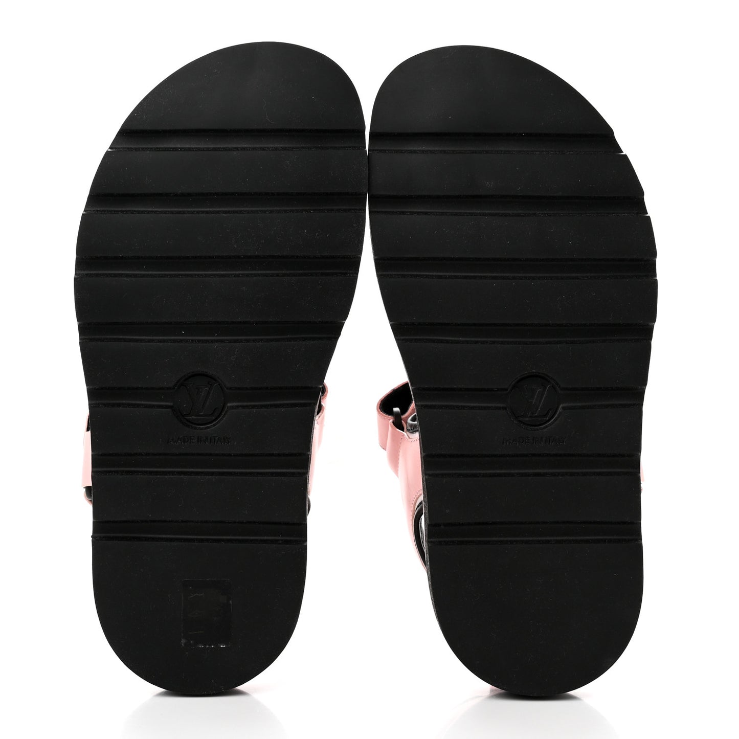Calfskin Pool Pillow Flat Comfort Sandals 40 Rose Clair Pink