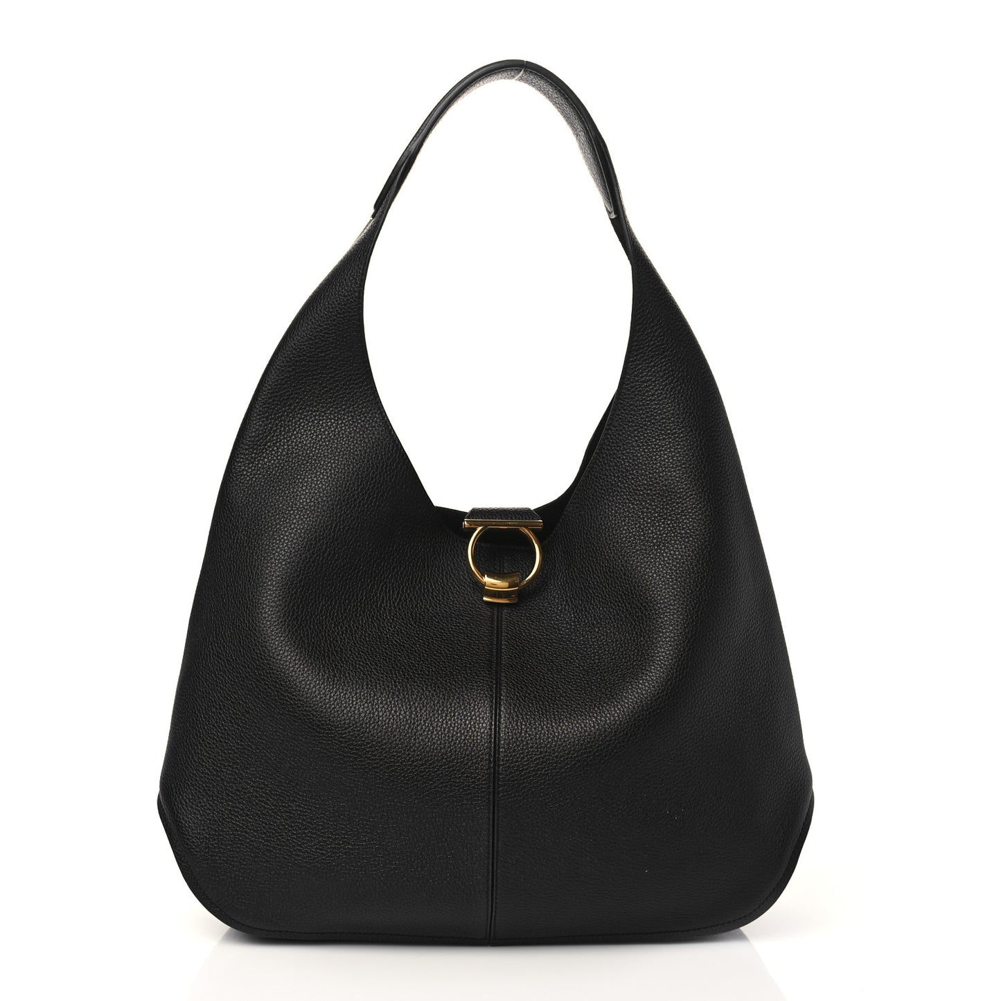 Calfskin Margot Hobo Black