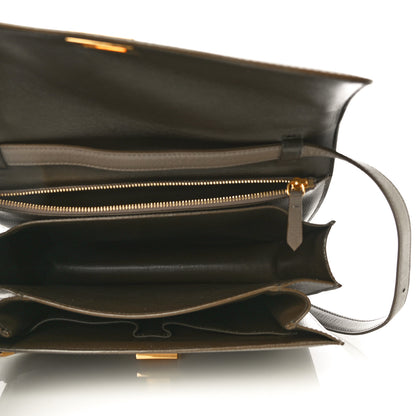 Celine Liege Calfskin Medium Classic Box Flap Bag Souris 4 of 9