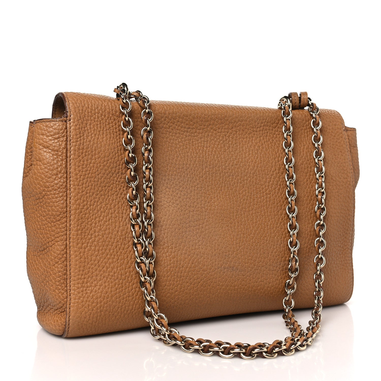 Mulberry Glossy Goatskin Medium Lily Deer Brown 3 of 10