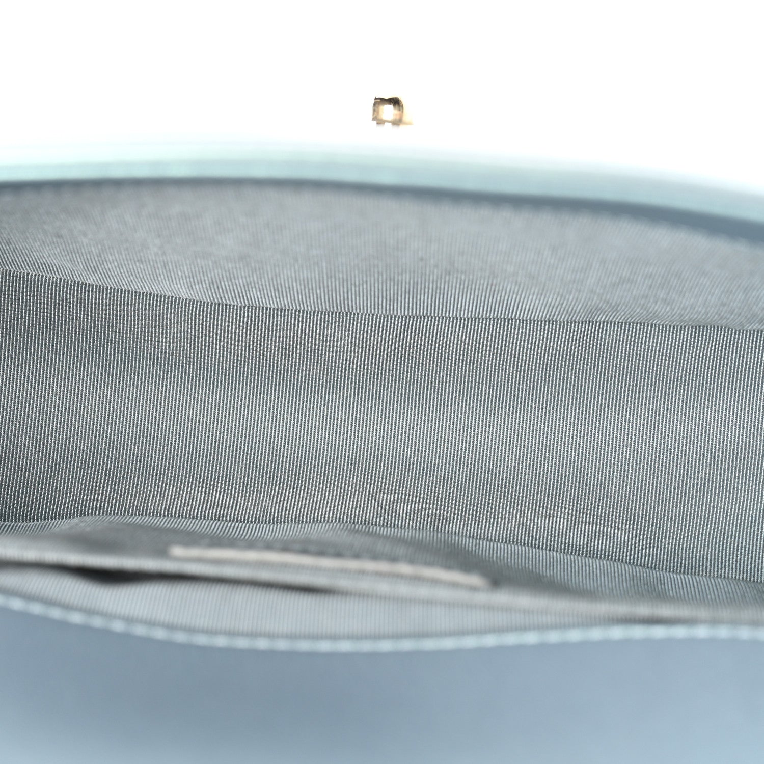Chanel Iridescent Patent Calfskin Quilted Medium Boy Flap Light Blue 5 of 13
