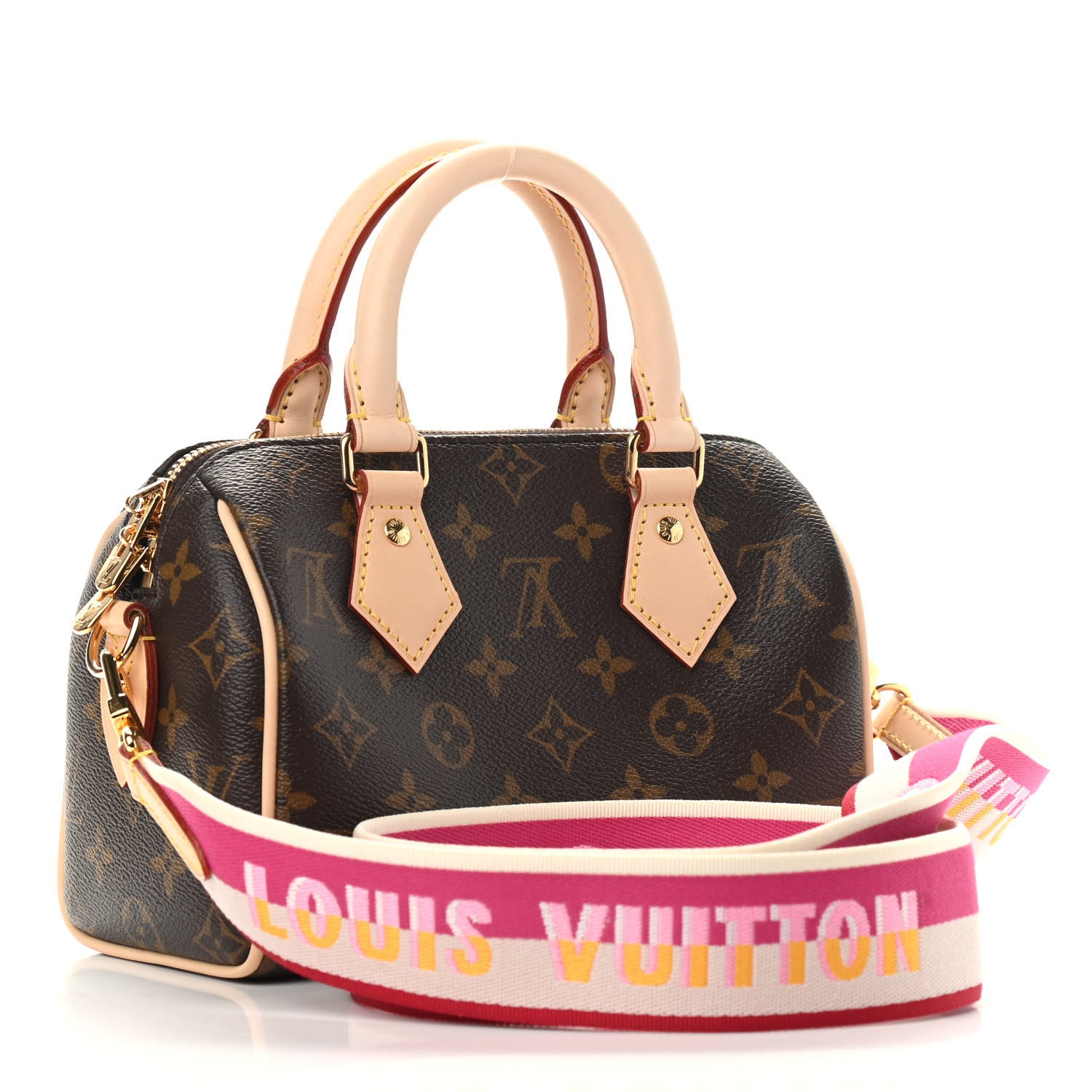 Louis Vuitton Monogram Speedy Bandouliere 20 Fuchsia 3 of 8