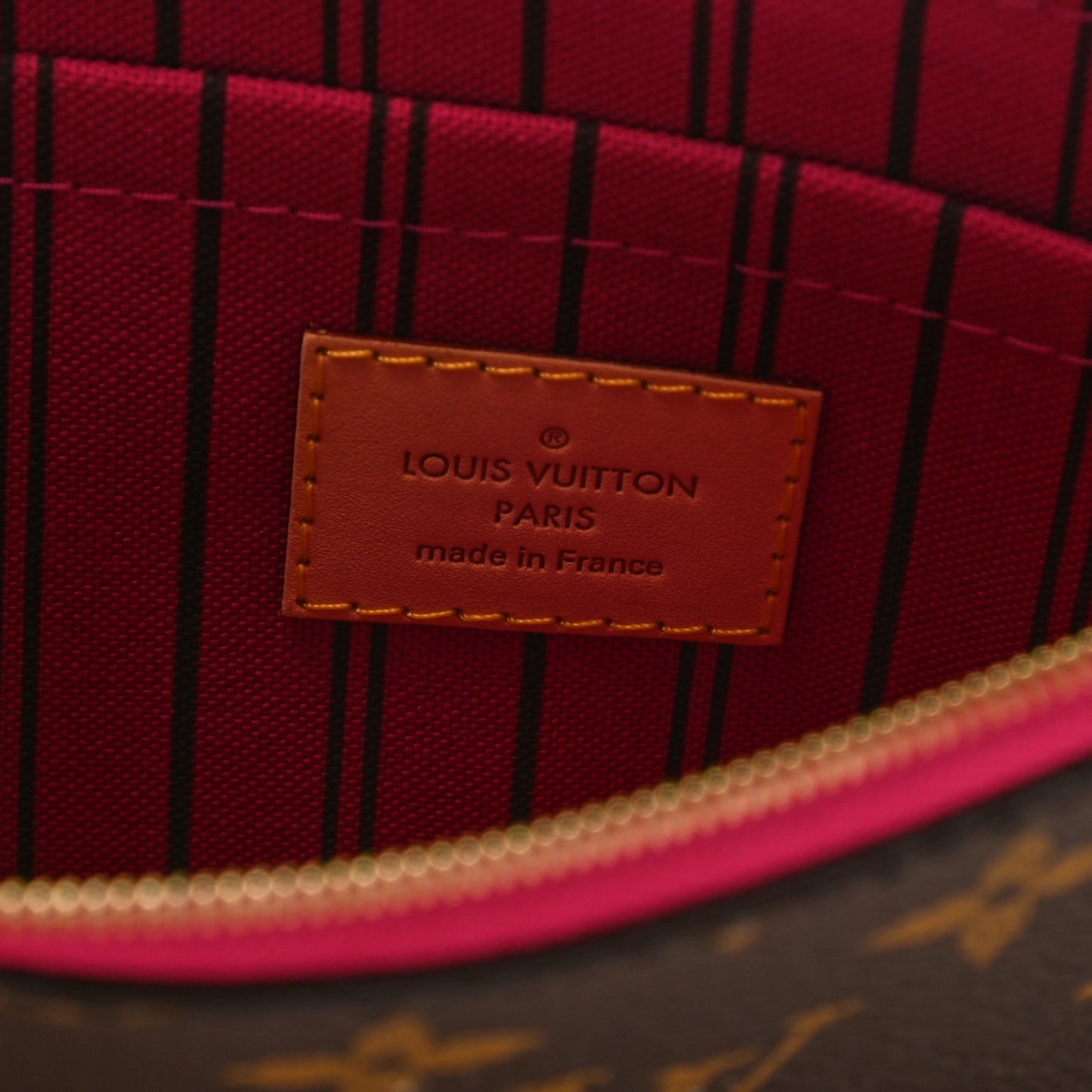 Monogram Neverfull MM GM Pochette Pivoine