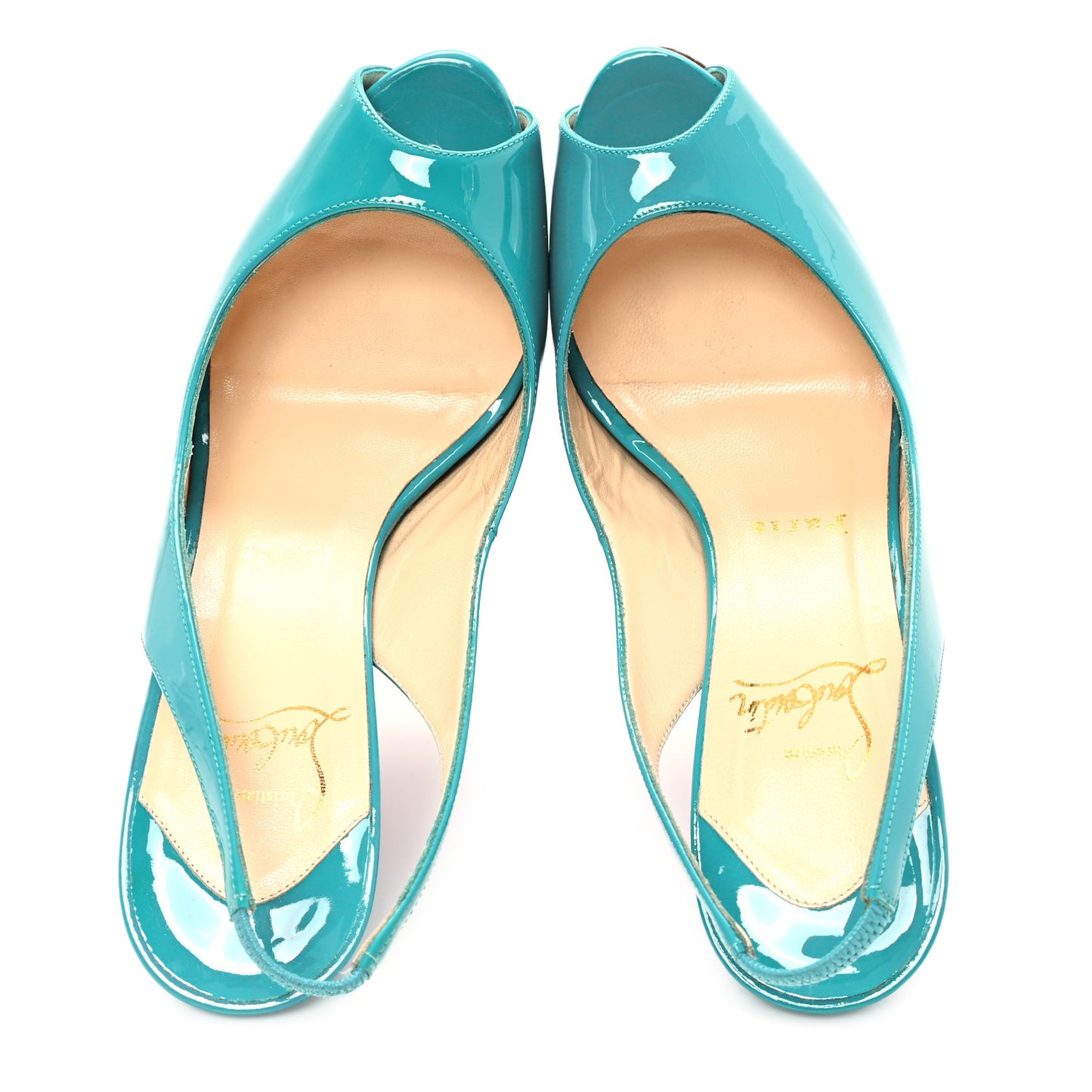 Patent Vendome Sling 120 Pumps 36.5 Caraibes