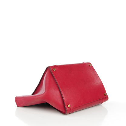 Celine Supple Calfskin Medium Phantom Luggage Red 4 of 9