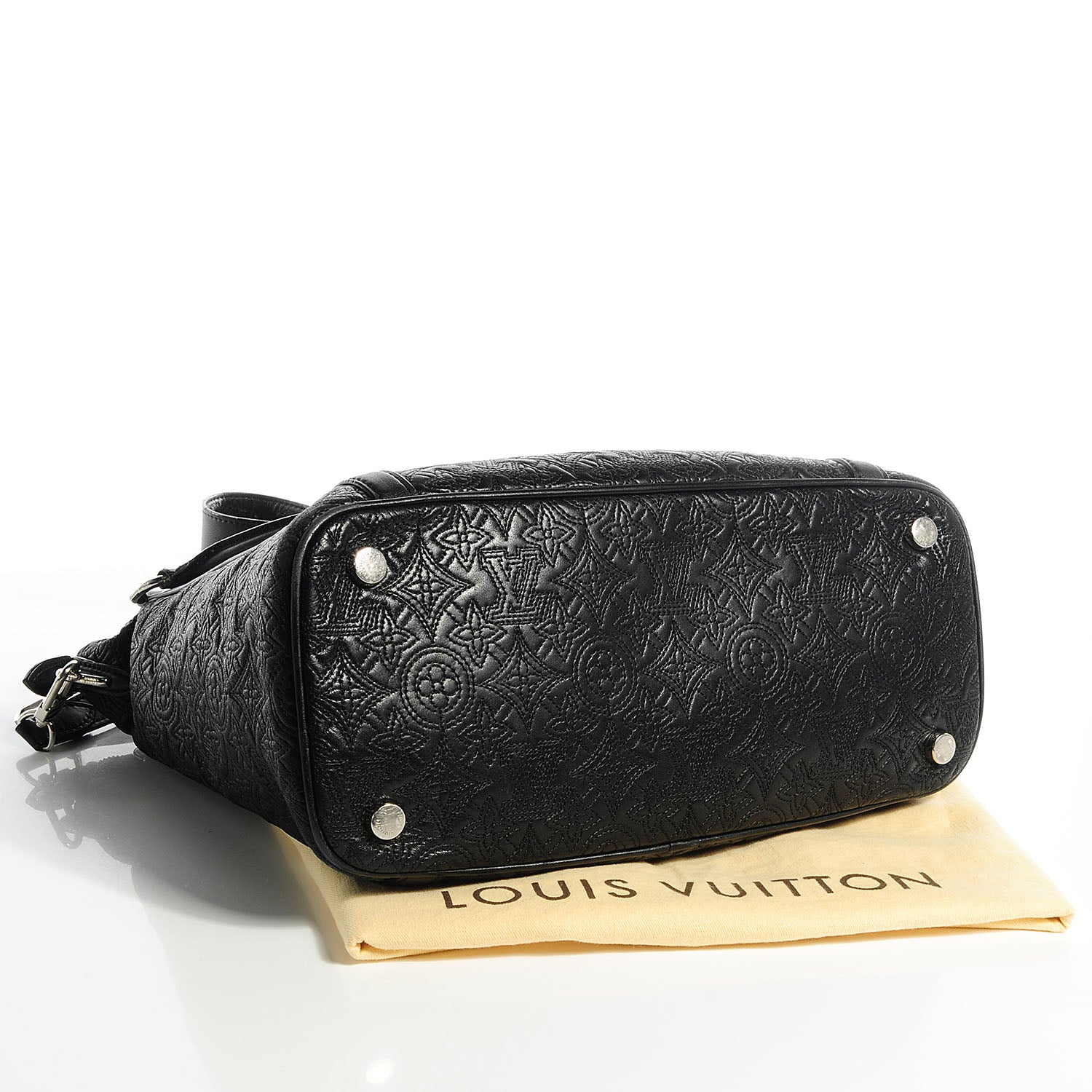Louis Vuitton Monogram Lambskin Antheia Ixia PM Black 4 of 7